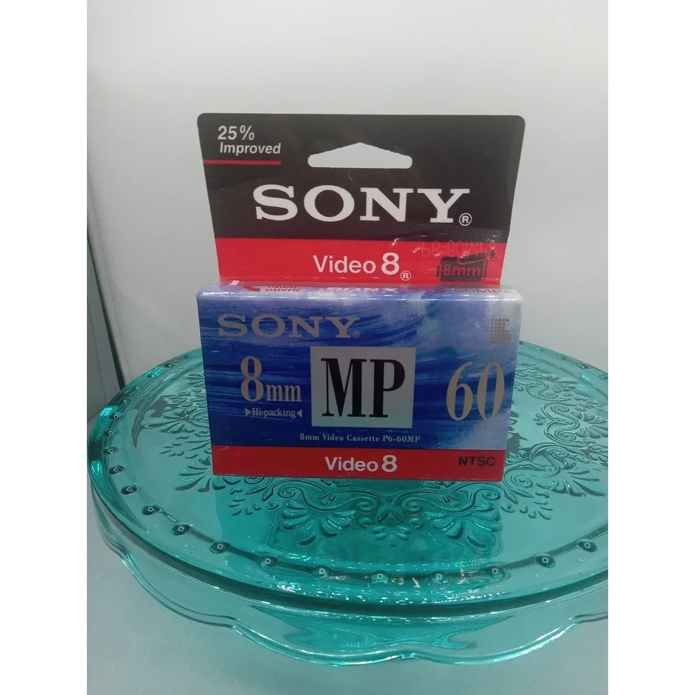 Sony Video Cassette Tape 8MM MP 60 Video 8 60 Minutes (P6-60MP) - New Sealed